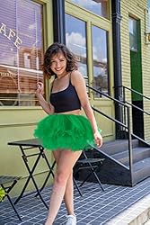 Simplicity Green Tutu Women's Dance Tutu Layered