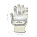 Kealive Heat Resistant Gloves 572 ℉ Cooking and Oven Gloves with Fingures 1-Pair for Baking and BBQ