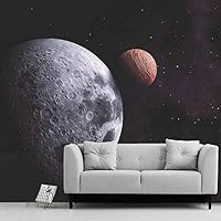 Wall Mural The Beautiful Space World Removable Self-Adhesive Wallpaper Wall Decoration for Bedroom Living Room - 66x96 inches