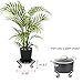 2 Pack Plant Stand Indoor Outdoor for Flower Pot Metal Garden Container Round Supports Rack,10 Inches Blackthumb 2