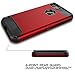 NabeCase Shockproof Case for iPhone 7 Sturdy and Durable and Slim Fit Case for iPhone 7, Red Black