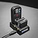 SANDMARC Procharge: Triple Charger for GoPro Hero 8, 7, 6, 5, 4 and Smart (WiFi) Remote