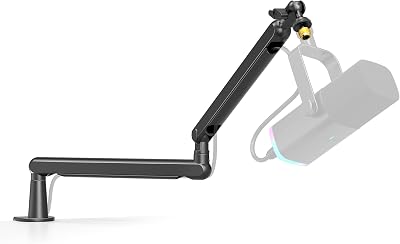 FIFINE Microphone Arm Stand BM88 with Desk Clamp, Cable Management