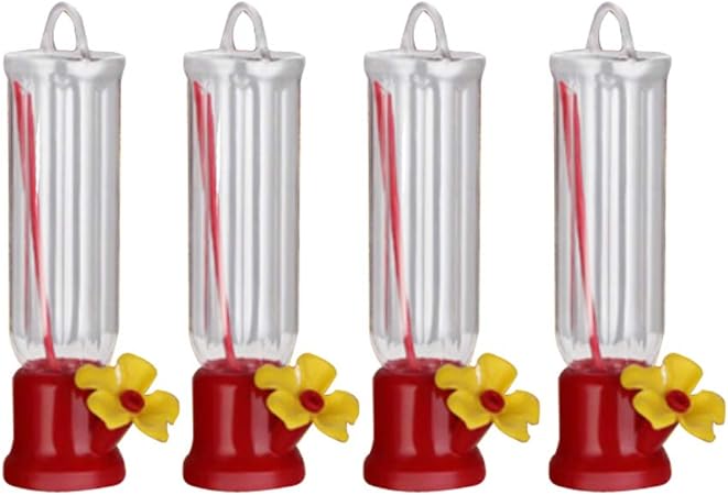 Amazon Com Vimoa Mini Hummingbird Feeder 4 Pack Wild Bird