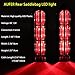 AUFER (2020 Upgrade Ordinary Black Rear Saddlebag LED Light/Rear Fender Light,LED Run/Brake/Turn/Emergency Lamps for Touring FLHTCU/L Electra Glide FLHTK/L Road King Road Glide FLTRUSE CVO 2014-2020thumb 1