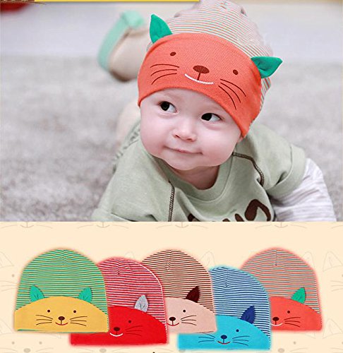 公式店舗 Yonger秋新生児帽子かわいい赤ちゃん男の子女の子コットン3d Catキャップ B0154bvak8 日本製 Www Pocitosazufrados Com Co