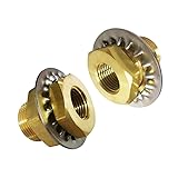 Legines Brass 1/2" NPT Female Bulkead Coupling Bulk