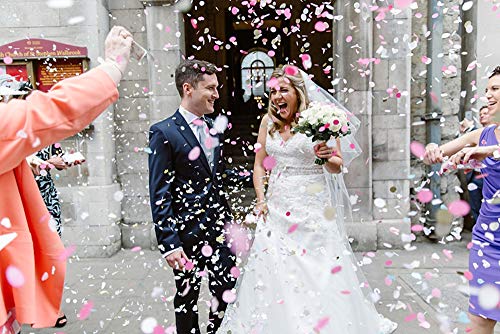 Pink Confetti 10mm Tissue Paper Confetti Party or Wedding Decoration Pack of 3000 Pieces