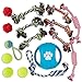 OLIVIA & AIDEN Dog Toy Set (16 Pack) - Assorted Dog Rope Toys| Dog Rope Frisbee, Knotted Dog Teething Toys, Dog Tennis Balls (3) | Puppy Chew Toys for All Dogs
