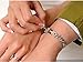 Couples bracelets lover concentric lock key pendant male female high-grade titanium steel bracelet Jewelry Set (20cm, blue)