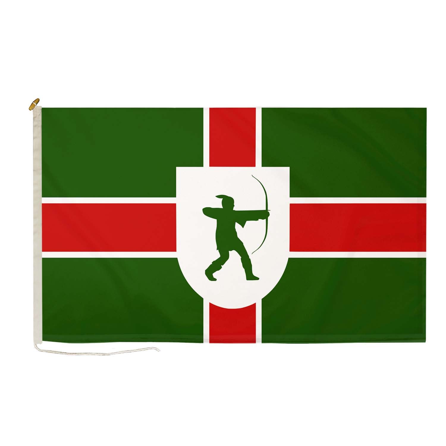 DuraFlag Nottinghamshire New 5ft x 3ft with Rope and Toggled - Premium Quality 5x3 County Flags