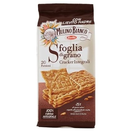 Mulino Bianco Sfoglia Di Grano Wholemeal Crackers 17 63 Oz 500g Pack Of 2 Italian Import Amazon Com Grocery Gourmet Food amazon com