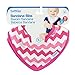 Bumkins Printed Waterproof Bandana Bib 2 Pack, Pink Chevron (0-9 Months)