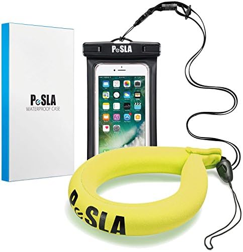 PeSLA Universal Waterproof Case,Waterproof Pouch Bag,Waterproof Case for iPhone Ⅹ/iPhone 8Plus/7Plus,iPhone 8/7/6s/6/6sPlus,Samsung Galaxy S8/S8Plus,Devices Up to 6.0" with Comera Float Strap