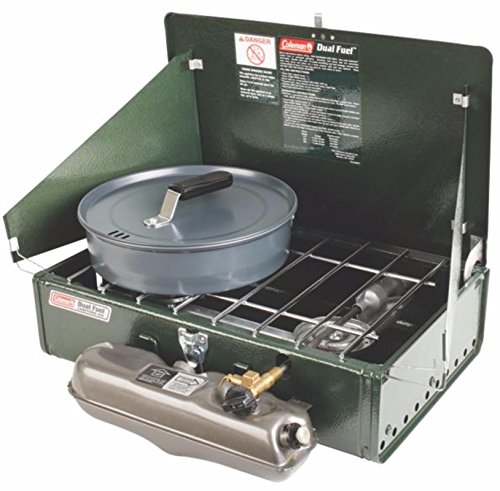 Coleman 2 Burner Dual Fuel Compact Liquid Fuel Stove - Thumbnail 4