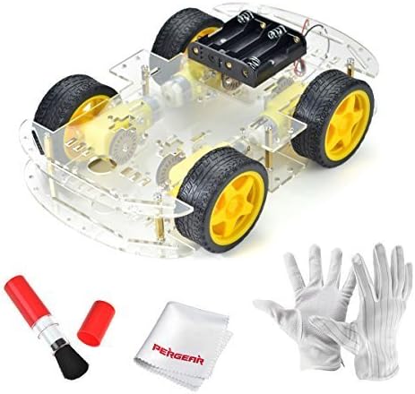 Emgreat 4- for Smart Car of wheel Arduino robot smart car chassis kit with speed encoder