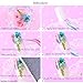 MissBabe 2Pack/24 Different Colors Natural Real Dried Flowers Nail Art Decoration Sticker for 3D Nail Art Acrylic UV Gel Tips