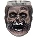 Evil Undead Zombie Head Beer Mug, Stein, Beverage Tankard or Coffee Cup with Stainless Steel Insert for Spooky Graveyard Halloween Party Decorations and Gothic Bar Decor Gifts for Men