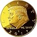 2017 and/or 2018 Donald Trump Replica Gold Coin, 45th Presidential Edition 24kt Gold Plated Commemorative Medallion & Display Case by eTradewinds (1-Pack 2017)