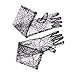 LUOEM Lace Spider Web Golves Halloween Cosplay Costume Supplies for Halloween Party and More(Black)