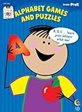 Alphabet Games and Puzzles Stick Kids Workbook, Grade PreK (Stick Kids Workbooks)