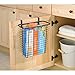 iDesign Steel Over-The-Cabinet Waste Basket or Storage Bin, The Axis Collection, 7.1