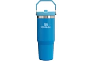 Stanley IceFlow Stainless Steel Tumbler - Vacuum Insulated Water Bottle for Home, Office or Car Reusable Cup with Straw Leak Resistant Flip Cold for 12 Hours or Iced for 2 Days, Azure, 30 OZ / 0.89 L