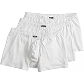 Equipo Men’s Trunks Underwear – 3-Pack Solid Colors, Stretch Cotton Boxer Briefs, Comfort Waistband, Breathable Everyday Fit