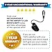 Durable Ultra Bright Reading Clip On Book Light for Bed - Adjustable Clamp for Paperback and Hardcover Novels - Portable Lightweight Great to Travel with Rechargeable Batteries & Dimmable Brightness