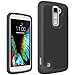 LG K10 Case, LG Premier Case Cover Accessories, OEAGO [Shockproof] [Impact Protection] Hybrid Dual Layer Defender Protective Case Cover for LG K10 / LG Premier - Black