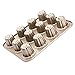 Ezeso 12 Cup Cannele Mold - Canneles de Bordeaux Mold - Non Stick Carbon Steel Canneles Baking Pan Cannele Mould