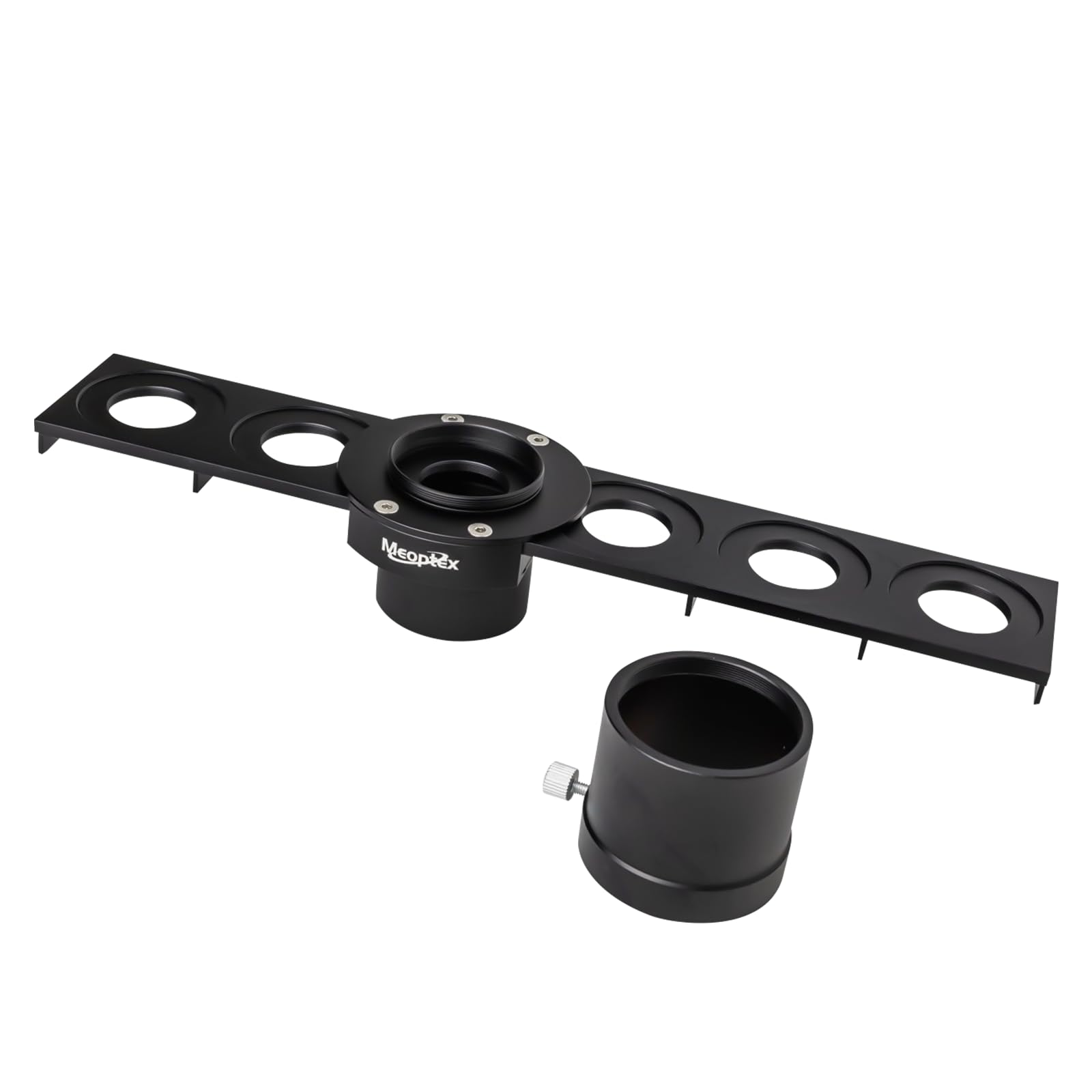 MEOPTEX 6-Slot 2" Filter Slider with six pcs 2" to 1.25" adaptors