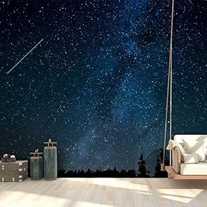 Wall Mural Starry Sky Removable Self-Adhesive Large Wallpaper - 66x96 inches