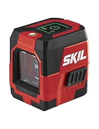 Skil LL932401   Láser de línea cruzada verde autonivelable con marcas de medición proyectadas, color rojo y negro