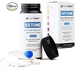 Start Smart Ketone Test Strips for Ketosis PLUS Storage Vial, 100 ct