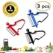 NEW 2018 | Magic Trio Peelers | Set Of 3 Stainless Steel Fruit & Vegetable Peelers | Great For Potatoes, Carrots, Apples, Oranges & Garlic | By Together We Cook
