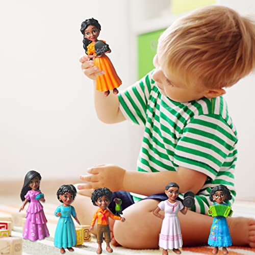 6Pack Encanto Doll Figures Set PVC Encanto Toys Mini Figures Toy