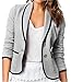 Coolred Women's Long Sleeve Slim Fashion Elegant 2 Button Sexy Suit Jacket
