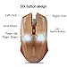 E-TECHING 2.4GHz Gold Wireless Optical Mouse Mice for Computer PC Laptop