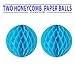 Baby Shower Decorations for Boy – Decoration Party Set! – IT’S A BOY Banner, Large Balloons, Blue & White Pom Pom Flowers, Honeycomb Balls, Tassels, Paper Fans – Decor Kit