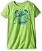 Under Armour Girls' You Snooze You Lose Short Sleeve, Fuel Green (363)/Teal Blast, Youth Small