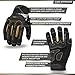 Vgo... 3-Pairs Heavy Duty Synthetic Leather Work Gloves, Impact Protection Mechanic Gloves, Rigger Gloves, Vibration Reduction, Touchscreen Capable (Size L, Black, SL8849)