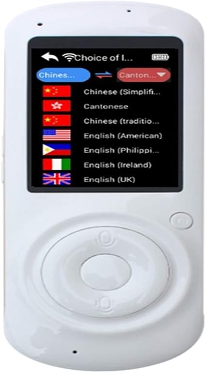76 Idiomas Traductor De Voz Ingles Japones Coreano Frances Ruso Aleman Chino Traduccion Al Espanol Traductor De Viajes Blanco Amazon Es Oficina Y Papeleria