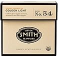Smith Teamaker Golden Light No. 54, Caffeine-Free, Sugar-Free, Certified Organic Wellness Herbal Tea Bags 15 Sachets, 1.85oz each