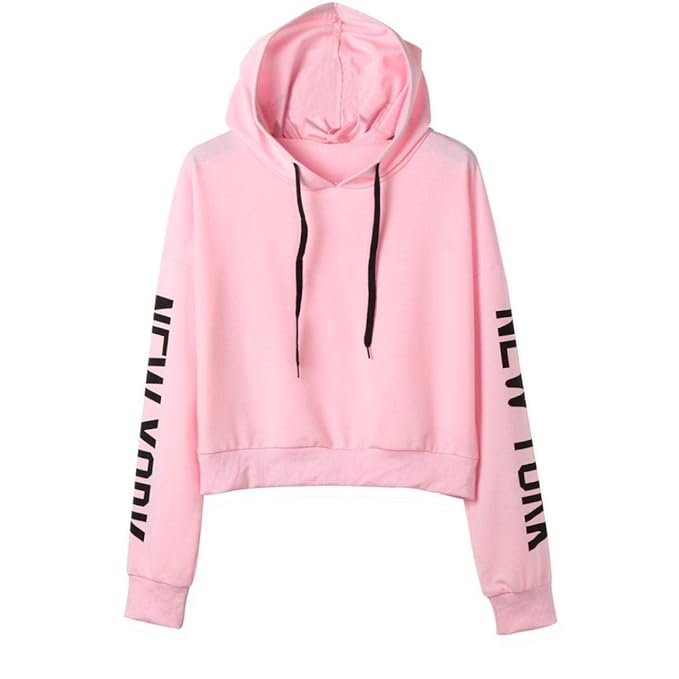 Kapuzenpullover Damen,Innerternet Damen Hoodies Langarm Pullover Brief drucken Casual Langarmshirt Sweatshirt mit Tunnelzug P