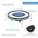 Biling Solar Disk Lights Outdoor Warm White, 12 LED Bulbs Garden Deck Solar Disk Lights Waterproof, Solar Garden Ground Lights Outdoor Walkway Deck for Patio Pathway Lawn Yard Driveway(4 Pack)