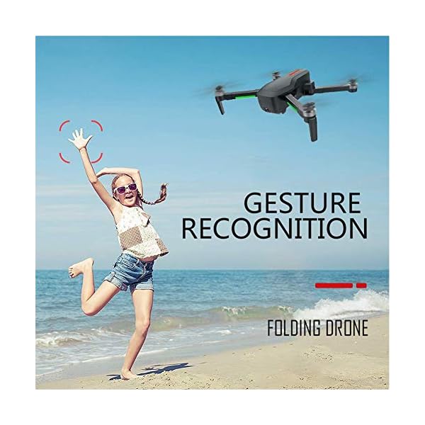 AHangcc GPS Drohne mit Kamera, 4K HD Weitwinkelkamera Drohne 5G WiFi FPV Live Video, GPS Return Home Faltbarer RC… – Bild 7