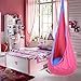 Pinty Kids Hanging Chair Pod Swing Autism Swing for Children, Indoor Hammock Chair for Kids(Rose)