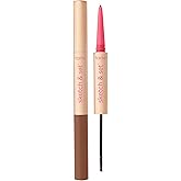tarte big ego sketch & set brow pencil & tinted gel – 2-in-1 Precision Waterproof Eyebrow Pencil & Gel to Shape, Tint & Set for Longwear Fuller-, Thicker-looking Brows, Vegan & Cruelty Free