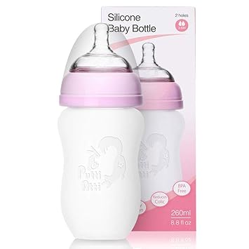 silicone feeding bottle